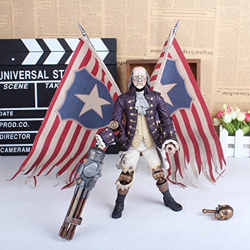 NECA Bioshock Infinite Motorized Patriot George Washington Action Figure