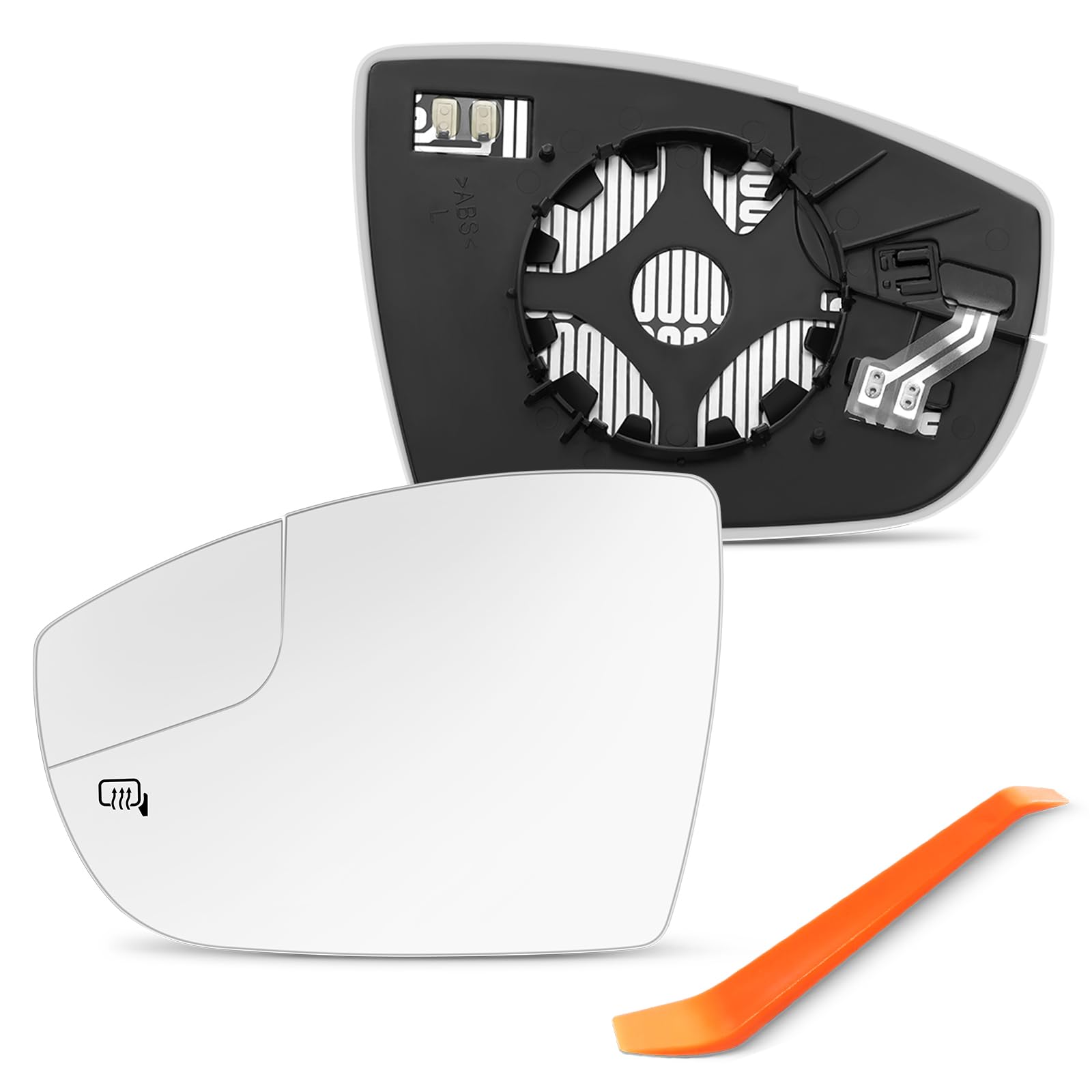 SNEMEEY Driver Side Mirror Replacement for Ford Focus 2012 2013 2014 2015 2016 2017 2018, Left Side Mirror Glass Power Heated, Exterior Mirrors with