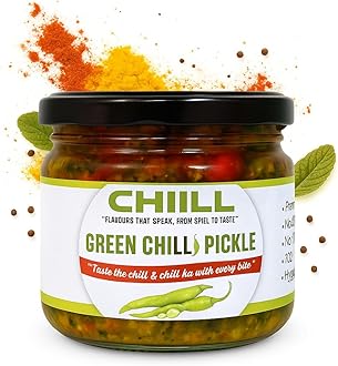 Green Chilli Pickle In Fresh Homemade Pickles 300G | Tasty Hari Mirch Ka Achar | Sun-Dried Mirchi Achaar | Ghar Ka Bana Mirchi Achar With No Artificial Preservatives | Himachali Taste