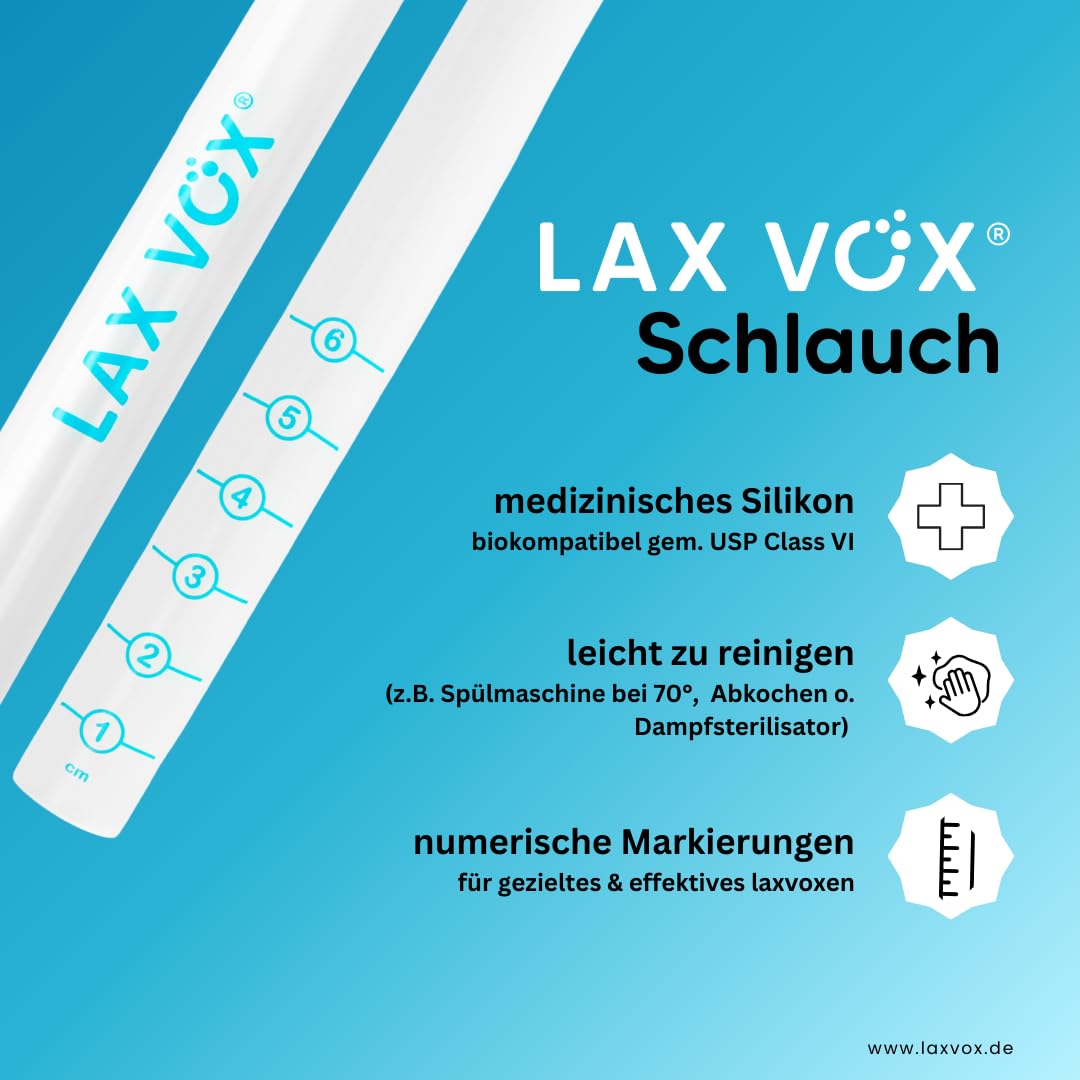 3 tubos LAX VOX® para regeneración y entrenamiento de la voz (transparente)