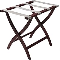 Vista 36 de Wooden Mallet Designer Curve Leg - Portaequipajes, correas grises, roble claro