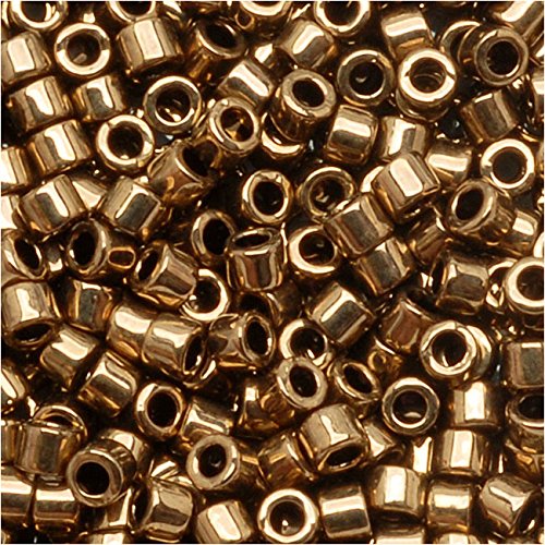 Miyuki Delica Seed Beads 10/0 Metallic Bronze DBM0022 8 Grams