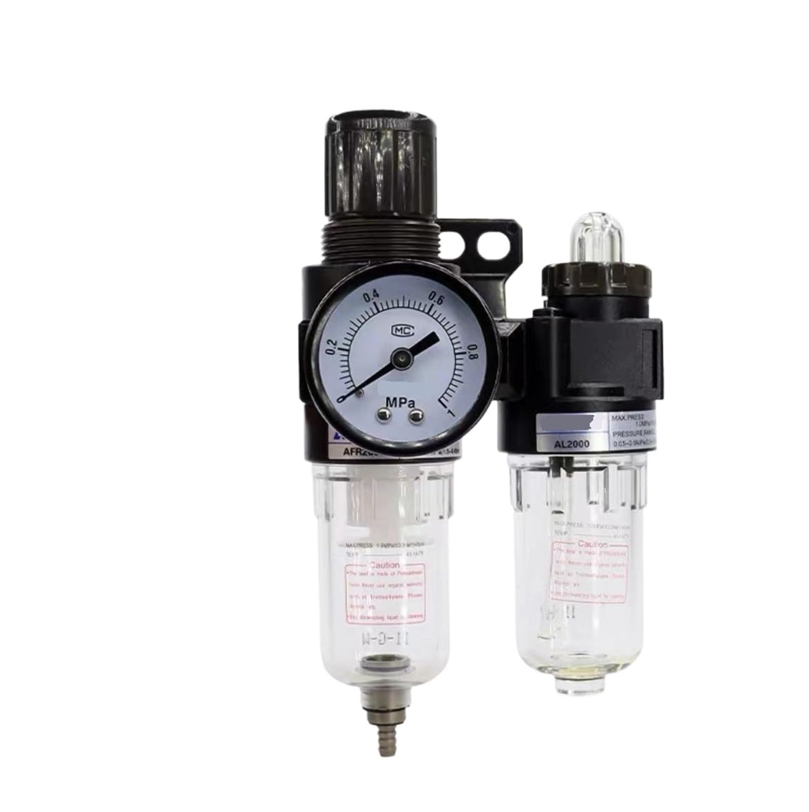 Regulator filtra pneumatycznego AFR2000 AFC2000, jednostka uzdatniania powietrza, presostat, manometr do sprężarki z akcesoriami.(AFC1500)