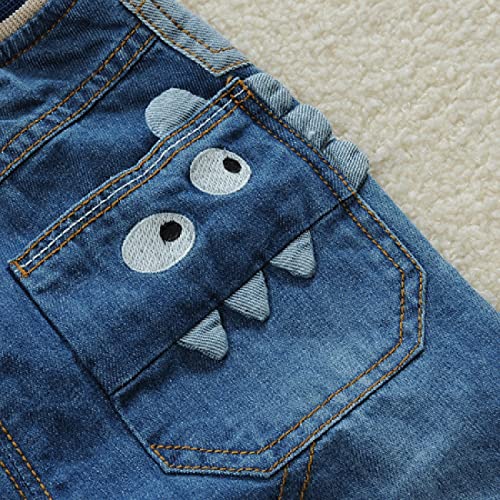 Cromoncent Kids Boy's Drawstring Jeans with Pockets4