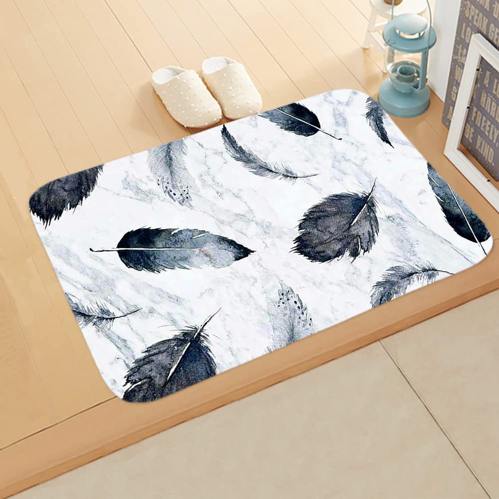 Tapis Entrée Extérieur et Intérieur Antidérapant Lavable 80x120 cm