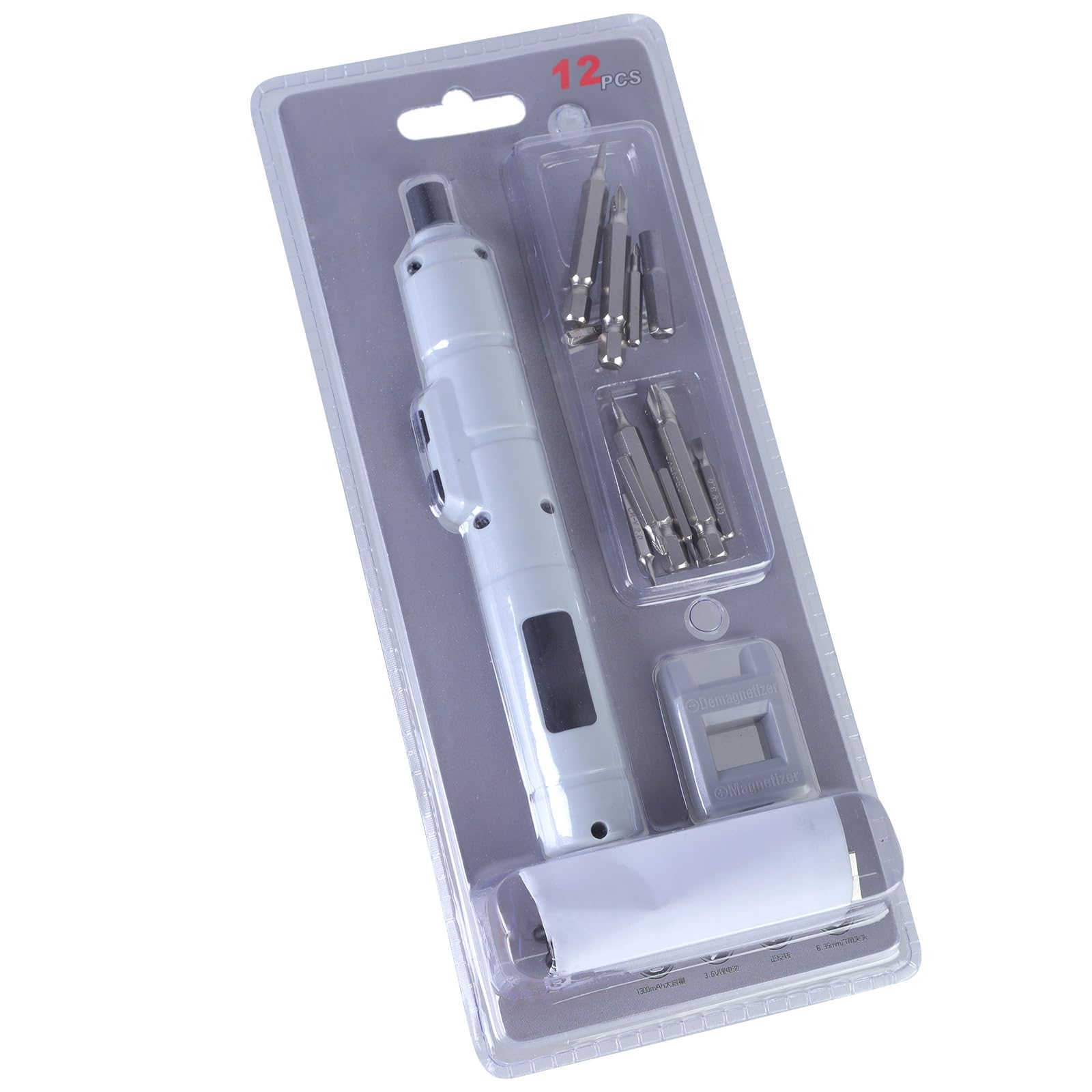 Tsophreniq 12 Piece Set Precisions Cordless Screwdriver Rechargeable Electric For Quick Assembly Of Devices Electric Set