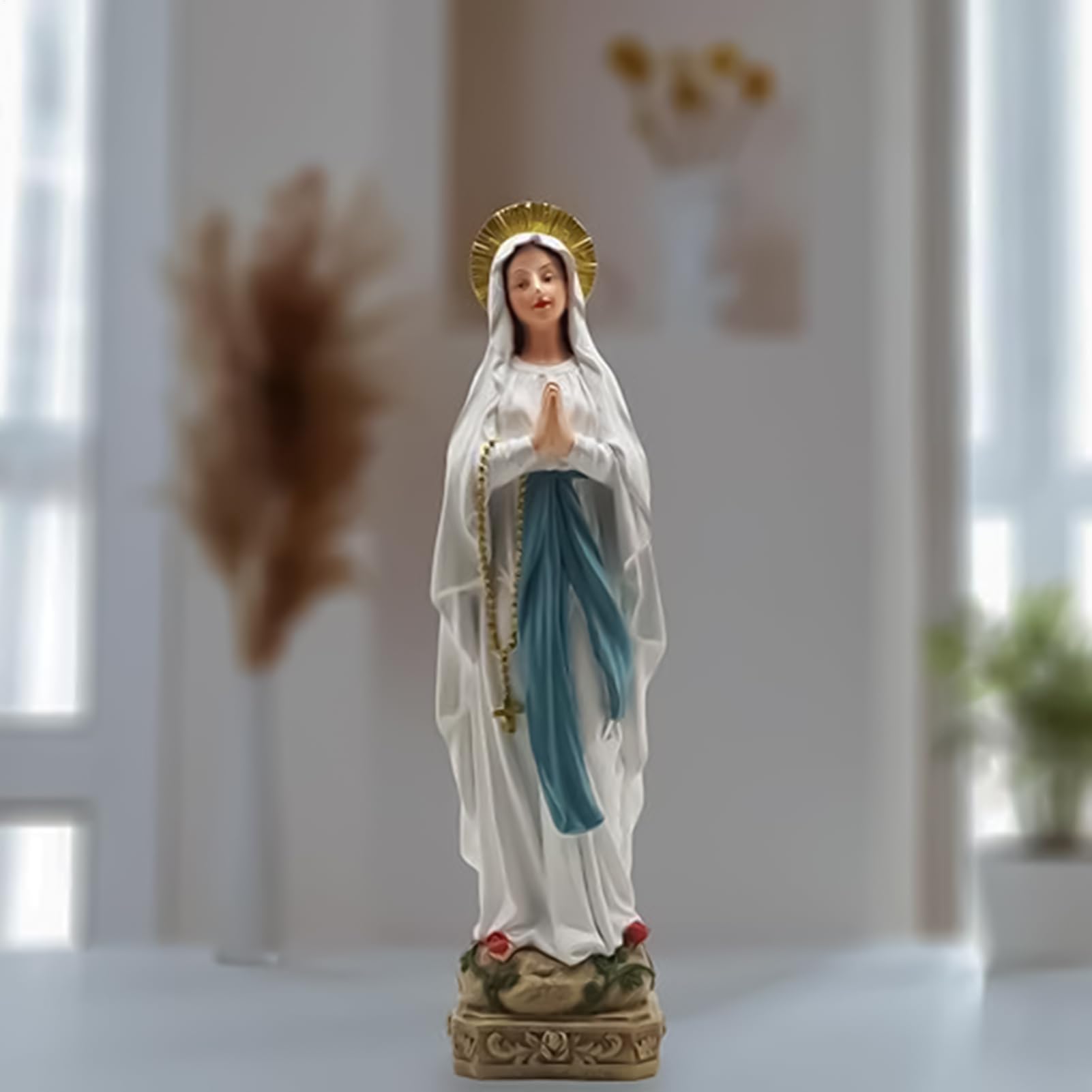 Figura Katolickiej Boskiej Dekoracja Religijna