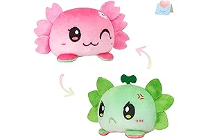 Glow Guards 4'' The Double-Sided Reversible Axolotl Plushie