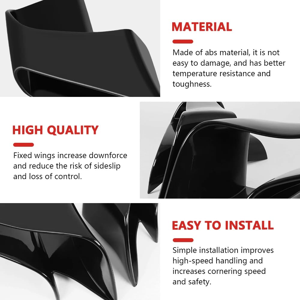 Amazon.com: for ZX 6R ZX636 ZX6R ZX 636 2025 2024 Side Wing