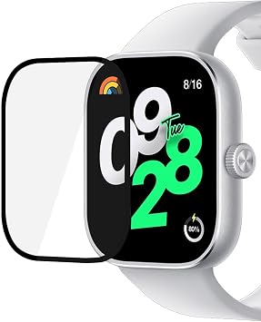 Microsonic Xiaomi Redmi Watch 4 Tam Kaplayan Nano Cam Ekran Koruyucu Siyah [Redmi Watch 4 ile Uyumlu Ekran Koruyucu - Siyah]