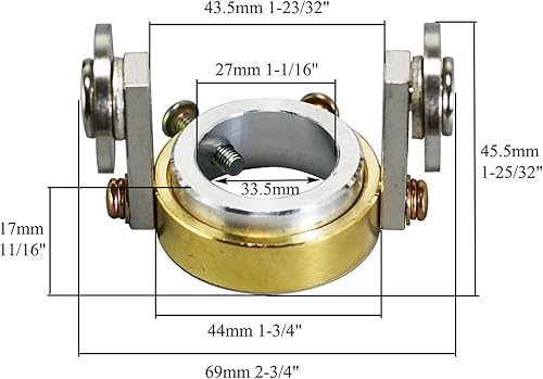 Miniatura 3 de RIVERWELD SG-55 AG-60 Cortador de plasma Rodillo Guía Rueda Espaciador Círculo Brújula Soporte Apagado Ajuste Piloto Arco Iniciar