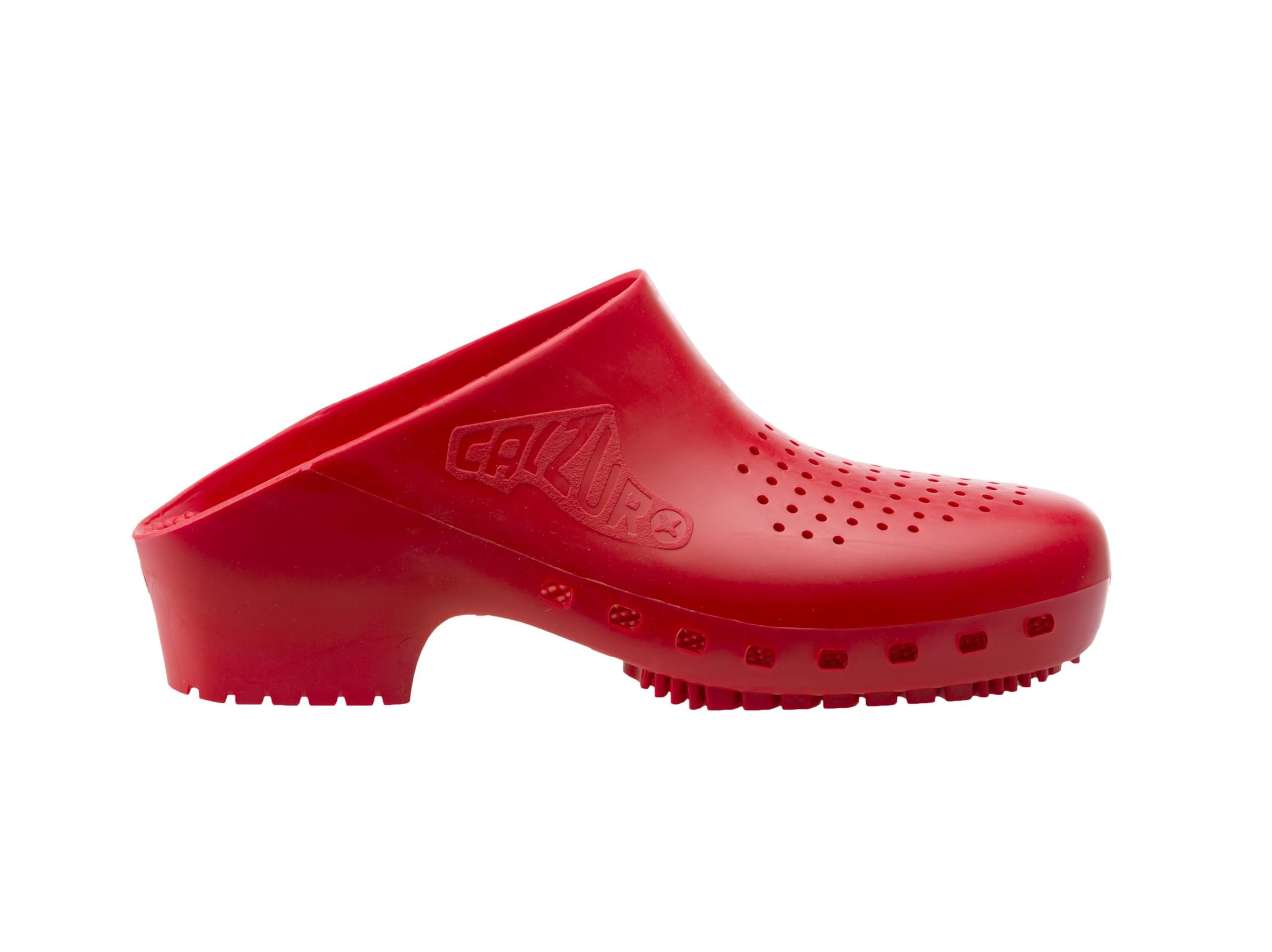 Calzuro Classic con Fori – Zoccoli Sanitari Professionali per Uomo e Donna, Comodi, Antiscivolo e Antistatici, Autoclavabili, Traspiranti, in Gomma Tecnica