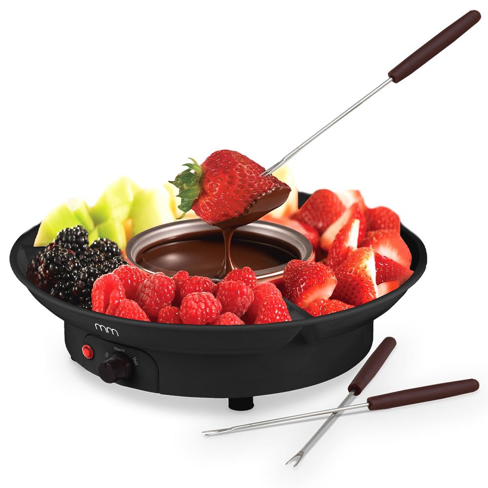 Mikamax Elektryczny zestaw do fondue - fondue - fondue - zestaw do fondue - ser fondue - czekolada