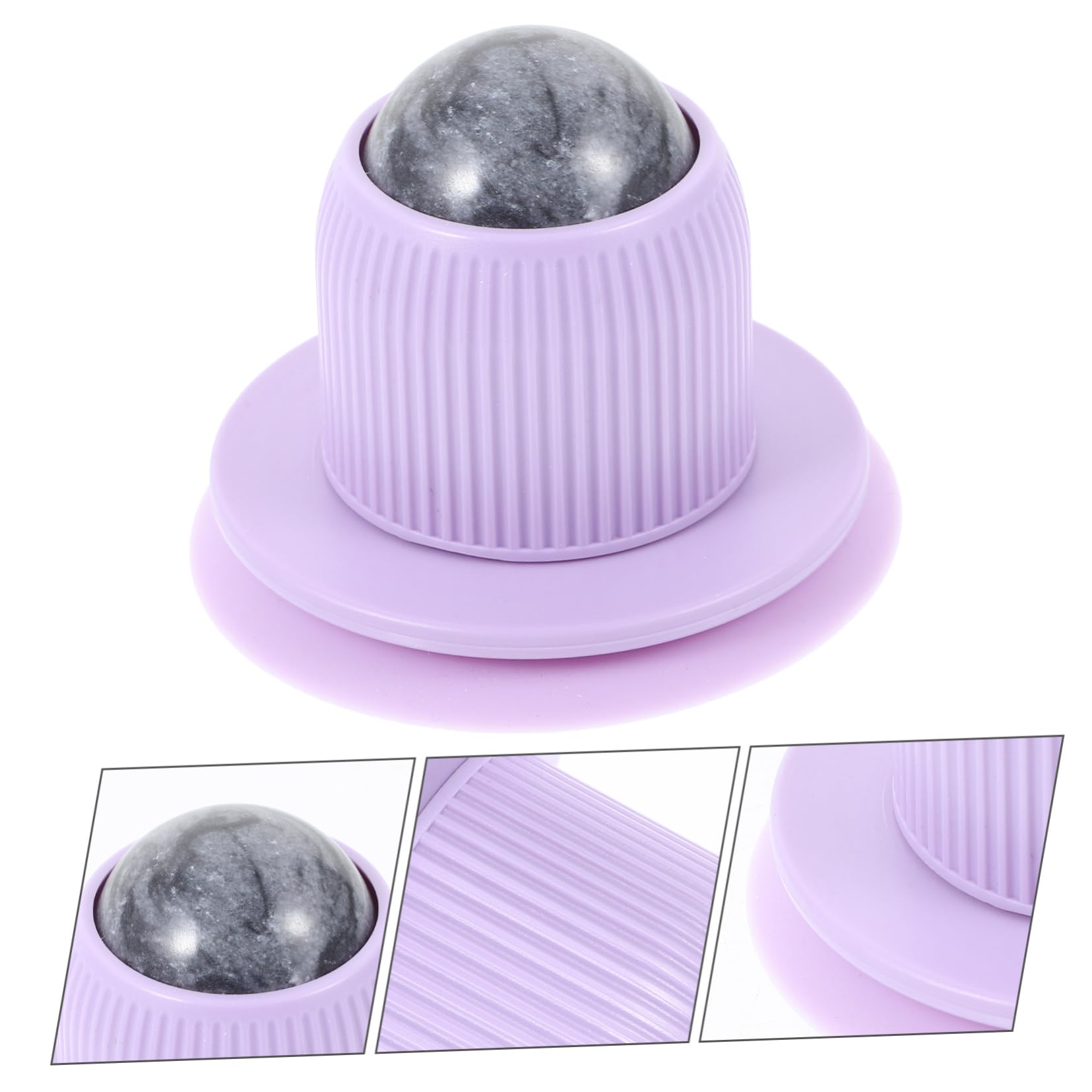 Beavorty 5 Pz Massaggiatore a sfera rotante coppette schiuma palla massaggiante decontratturante muscolare comodo strumento di rilassamento muscolare macchina per massaggio linfatico