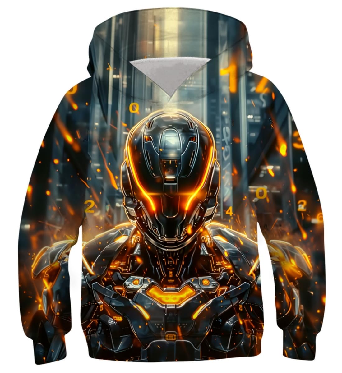 Belovecol Boys Girls Hoodies 3D Novelty Pullover Kids Funny Pullover Sweatshirts Long Sleeve Hooded with Pocket for 6-16 Years — view 19
