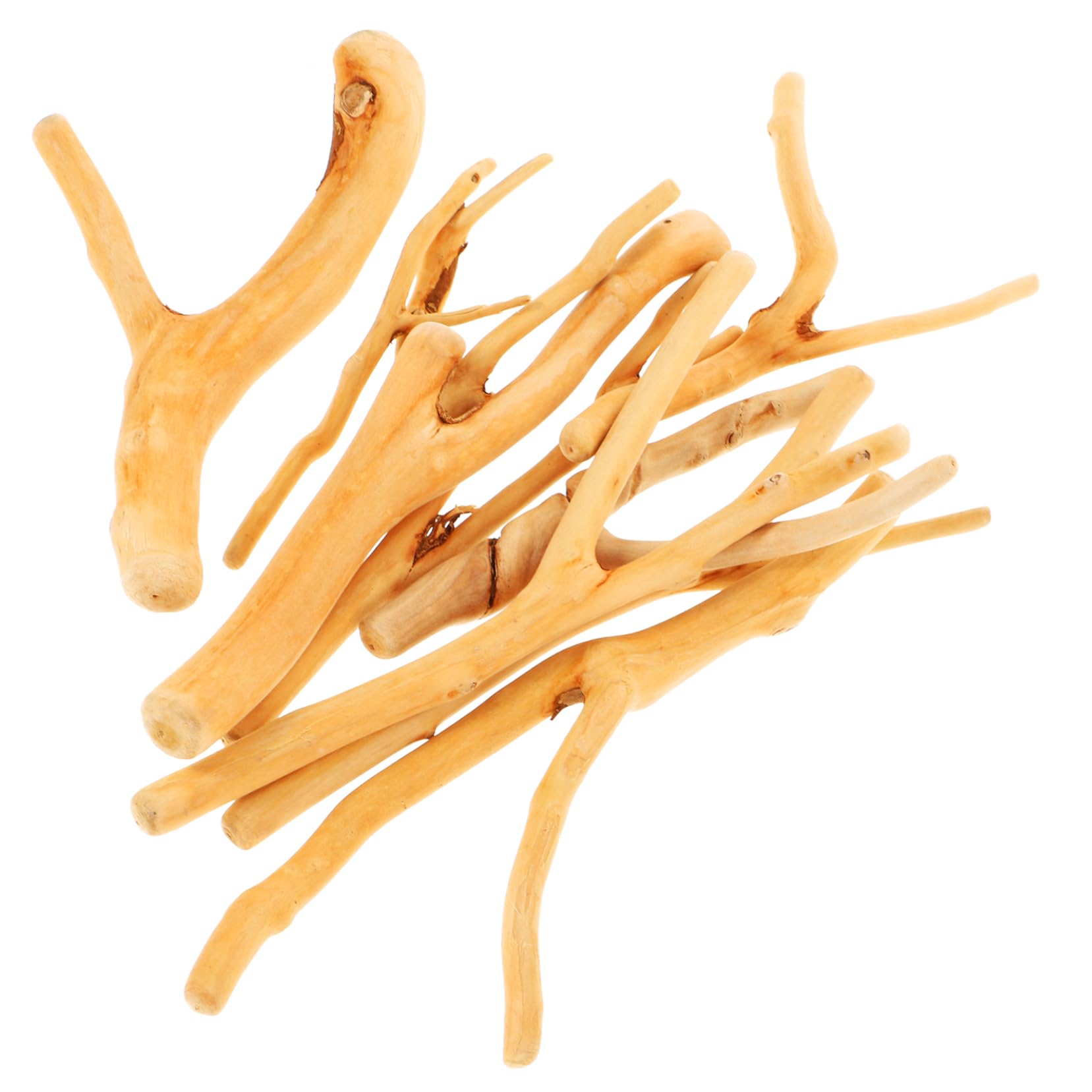 GRIRIW 1bag Natural Wood Log Sticks for DIY Crafts Lightweight Twigs for Decoration Floral Arrangements Creative Projects Ample Supply of Versatile Wooden Craft Sticks