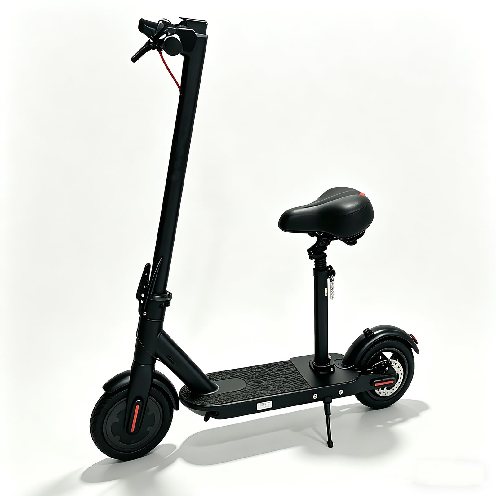 Trottinette Électrique avec Siège pour Ado 10-16 Ans – Moteur 350W, Batterie 4Ah Autonomie 15km, Pneus 8.5″ Gonflables, Double Frein E-ABS+Disque Arrière, Pliable Amovible Fille Garcon Gollege