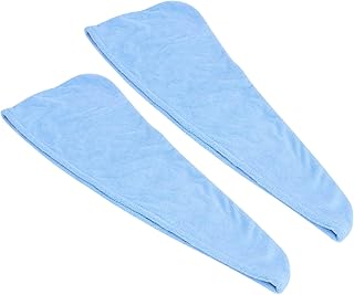 minkissy 2 Pçs Toalha De Cabelo De Microfibra Para Cabelo Seco Toalhas De Secagem De Cabelo Pano De Microfibra Absorvente Turbantes De Cabelo Toalha De Cabelo Grosso Toalha Seca Toalha De