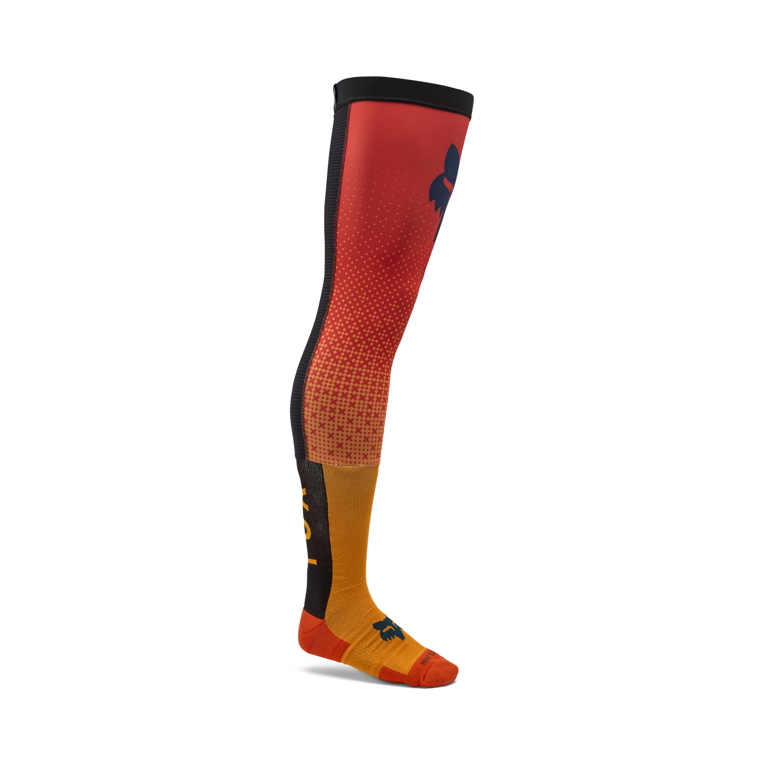 Fox Racing Men's Flexair Motocross Dirt Bike Fracture Knee Brace Sock, Tangerine, Medium