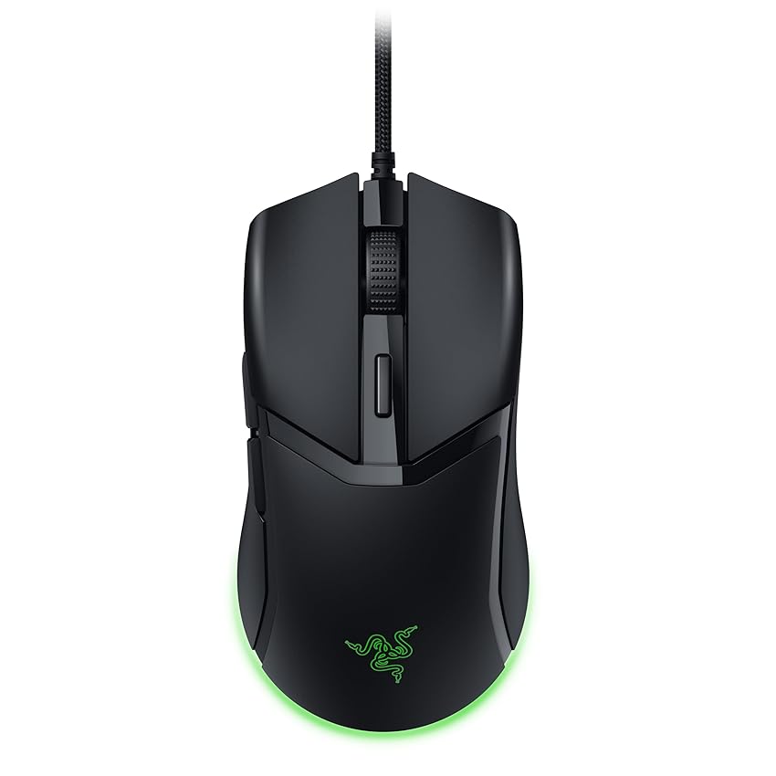 Razer Cobra - Mouse da gioco cablato leggero Chroma RGB (leggero da 57g, interruttori mouse di terza generazione, illuminazione Chroma con luce soffusa sfumata, regolazioni precise del sensore) Nero