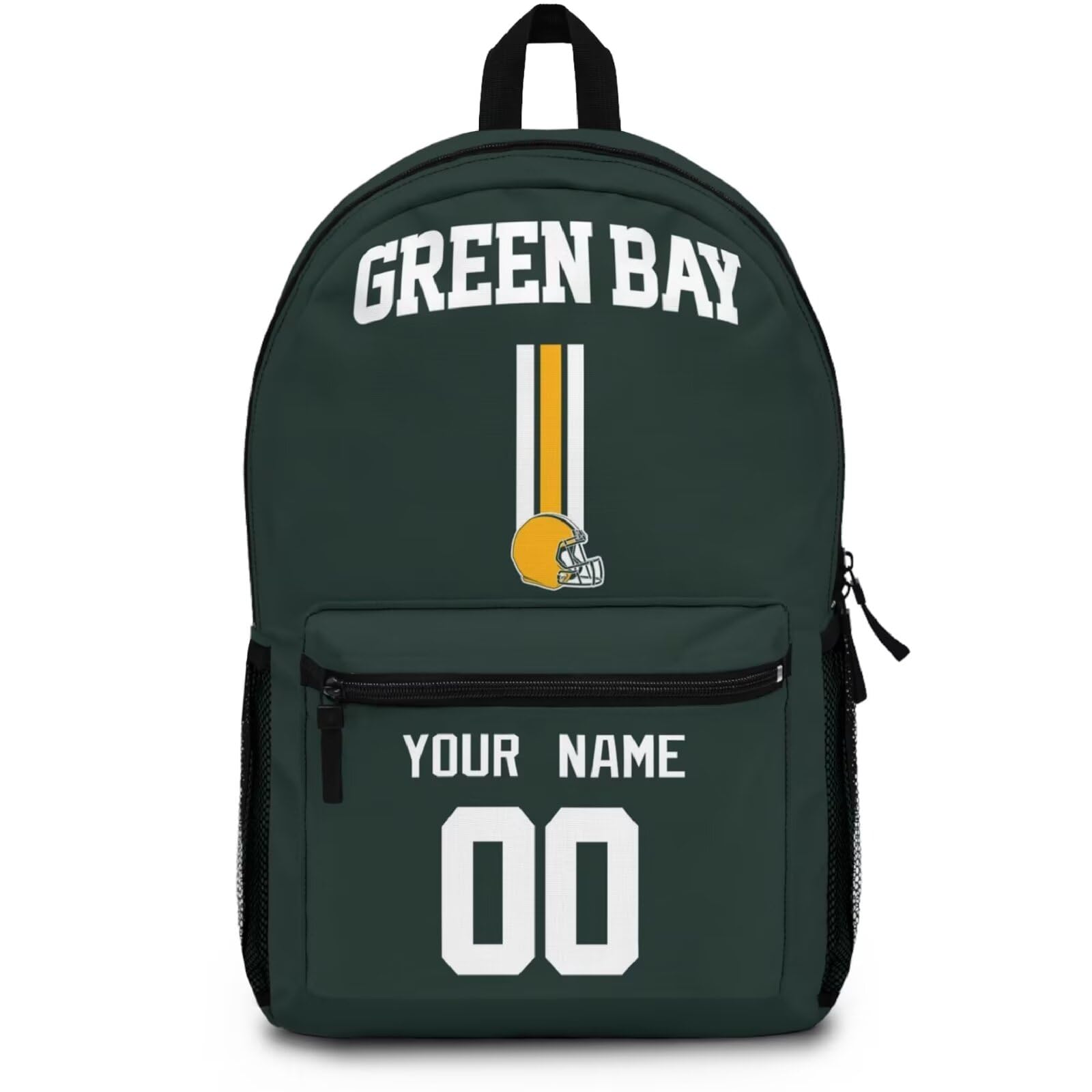 ANTKING Green Bay Backpacks Travel Bags Custom Any Name Number for Men Women Gifts