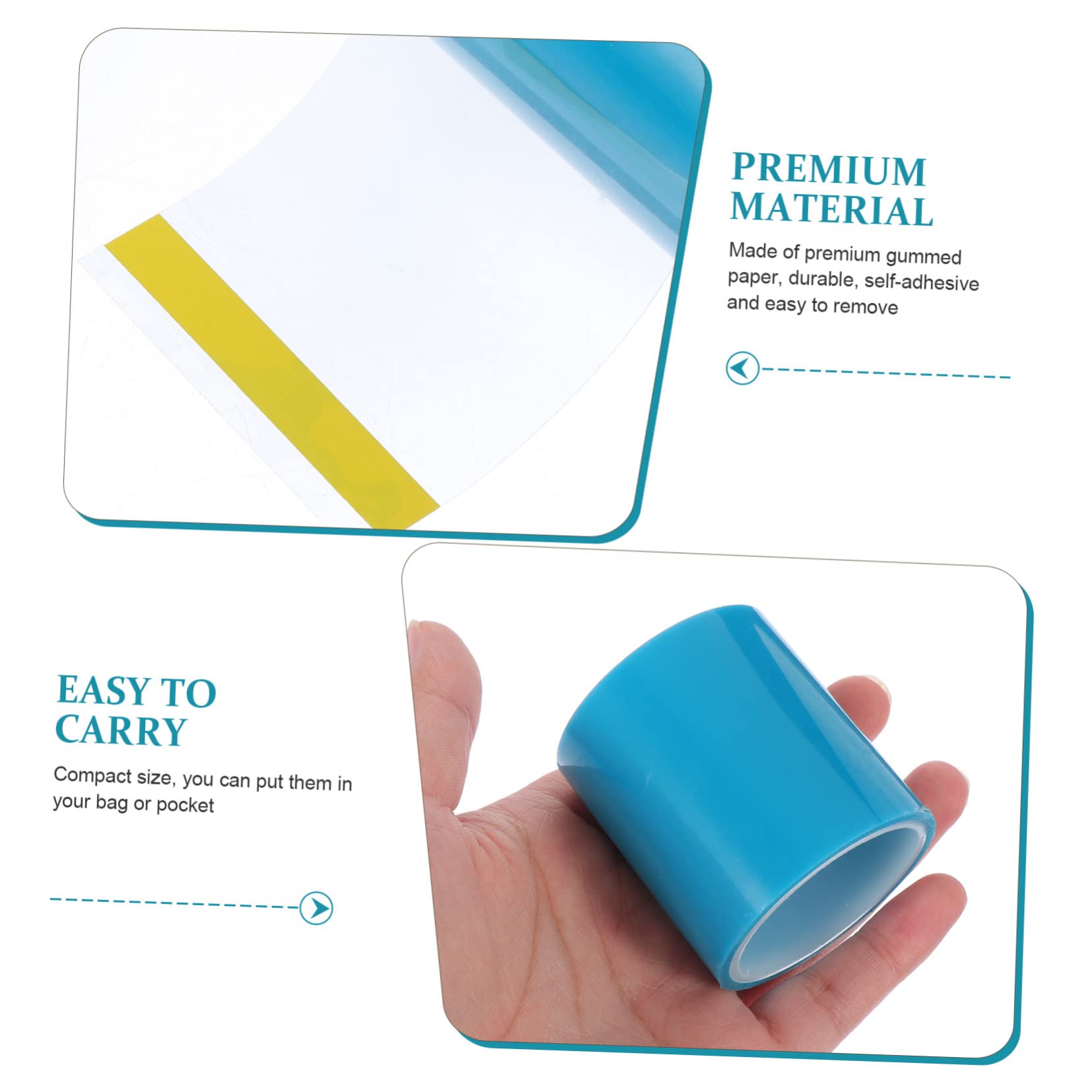 SHINEOFI 12pezzi Nastro Adesivo Pratico Traccia Per Progetti Fai Te Blu Strumento Per Epossidica Facile Da Usare e Leggero Per Realizzazione Di Pendenti e Gioielli Decorativi