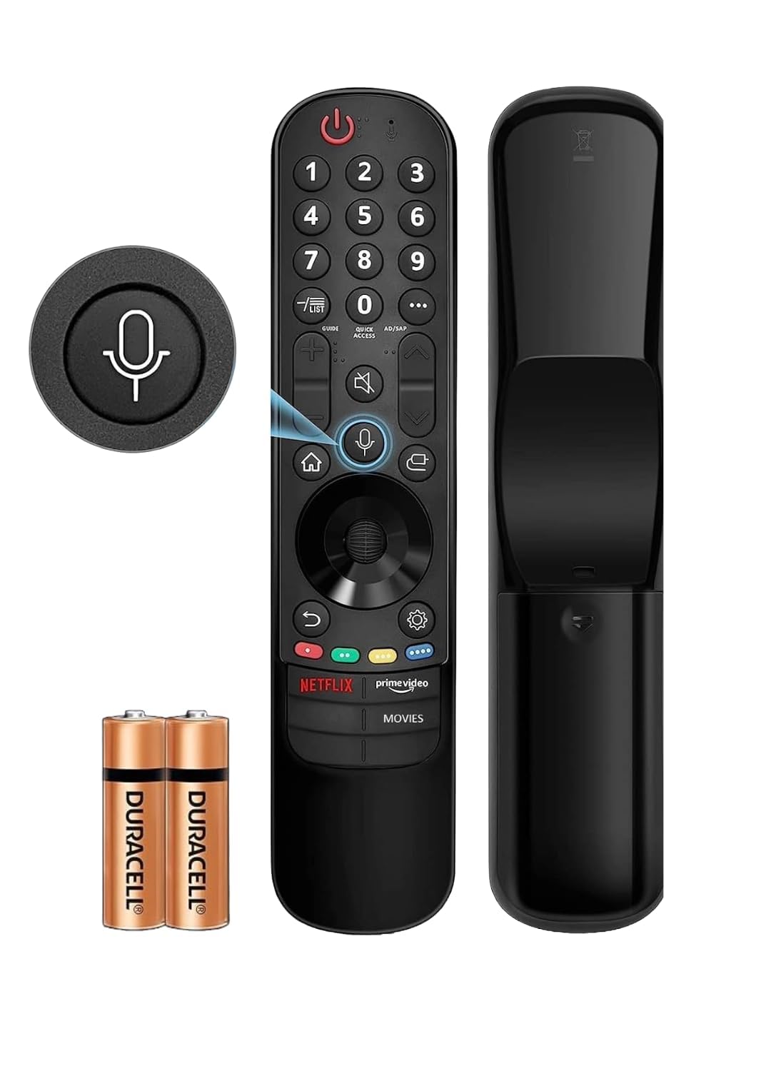 Magic Original Remote No MR21GA Only for L.G. LM/UM/SM Series. Magic Remote with Pointer and Voice Function Replacement for MR19GA & MR20GA Remote AKB76036213 Compatible for L.G. Smart TV
