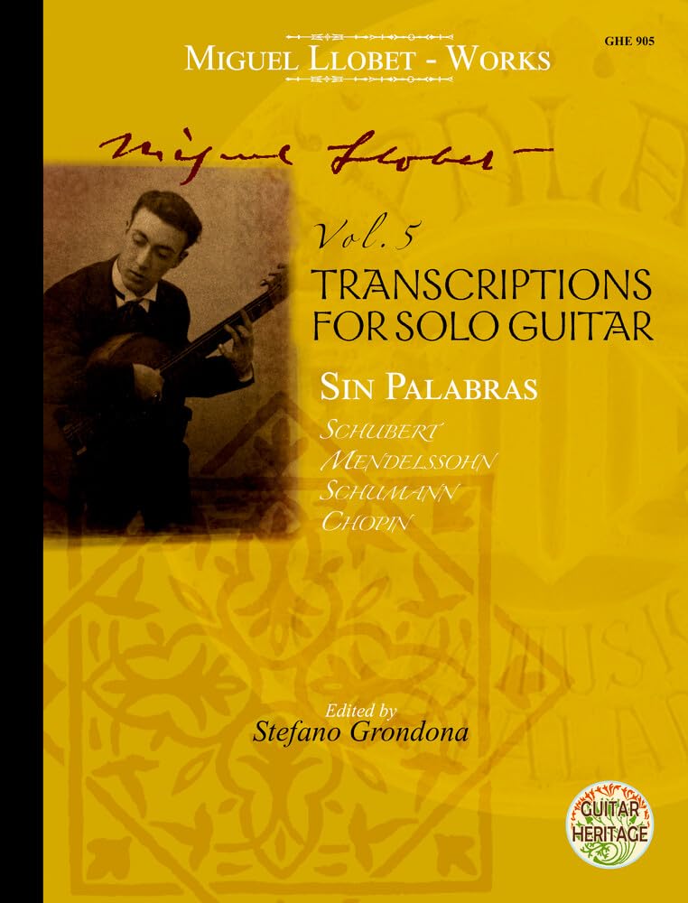 Transcriptions for Solo Guitar: Sin palabras. Vol. 5. guitar.