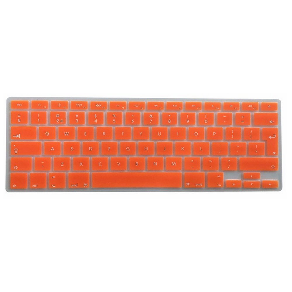 Se7enline Compatible with Macbook Keyboard Cover Skin for Mac Neo & Air 13/15 & Pro 14/16 inch (M5 M4 M3 M2 M1 A18 Pro) 2026/2025/2024/2023/2022/2021 Silicone Waterproof Dustproof EU Layout,Black — view 12