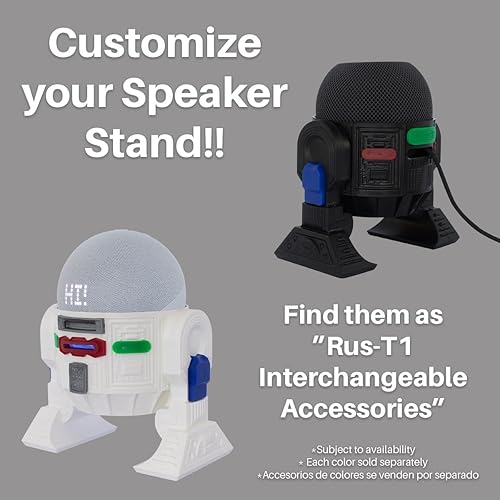 Miniatura 9 de Soporte de altavoz Android Rus-T1 Compatible con Alexa Echo Dot 3 Gen, 4 Gen, 5 Gen, HomePod mini, Google Home Mini/Nest Mini y genéricos