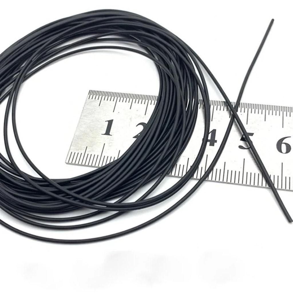 Cavo O-Ring Rotondo Solido FKM Nero Resistente agli Agenti Chimici al Calore Dell'olio | Cavo O-ring rotondo solido FKM nero resistente agli agenti chimici al calore dell'olio(OD5.5mm,5meter)