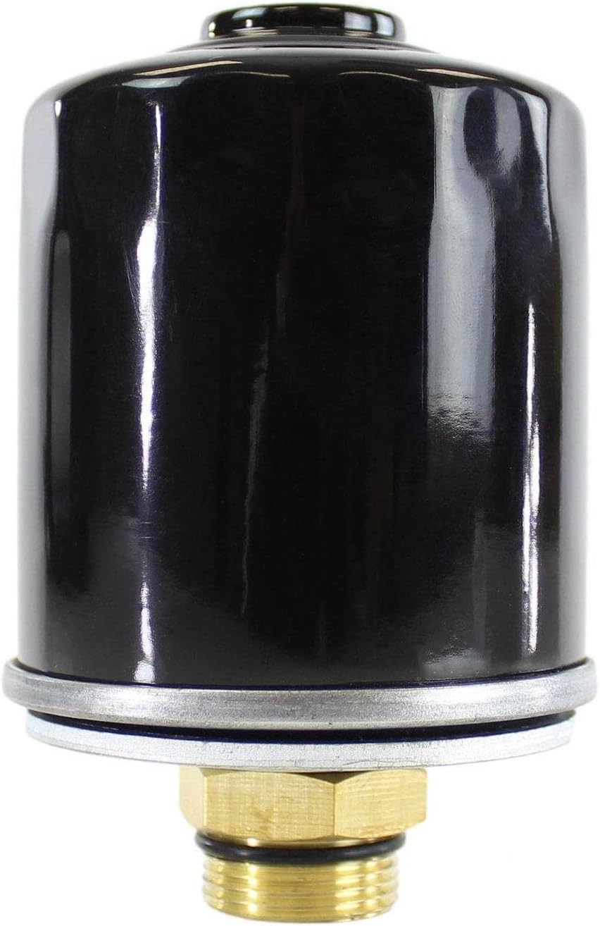 BVV Carbon Exhaust Filter for VE Series and Mastercool 3CFM & 6CFM Vacuum Pumps - M24 Fitting Carbon Filter with Silicone Seal - Premium, Easy-to-Install, Universally Compatible Black Carbon Filter