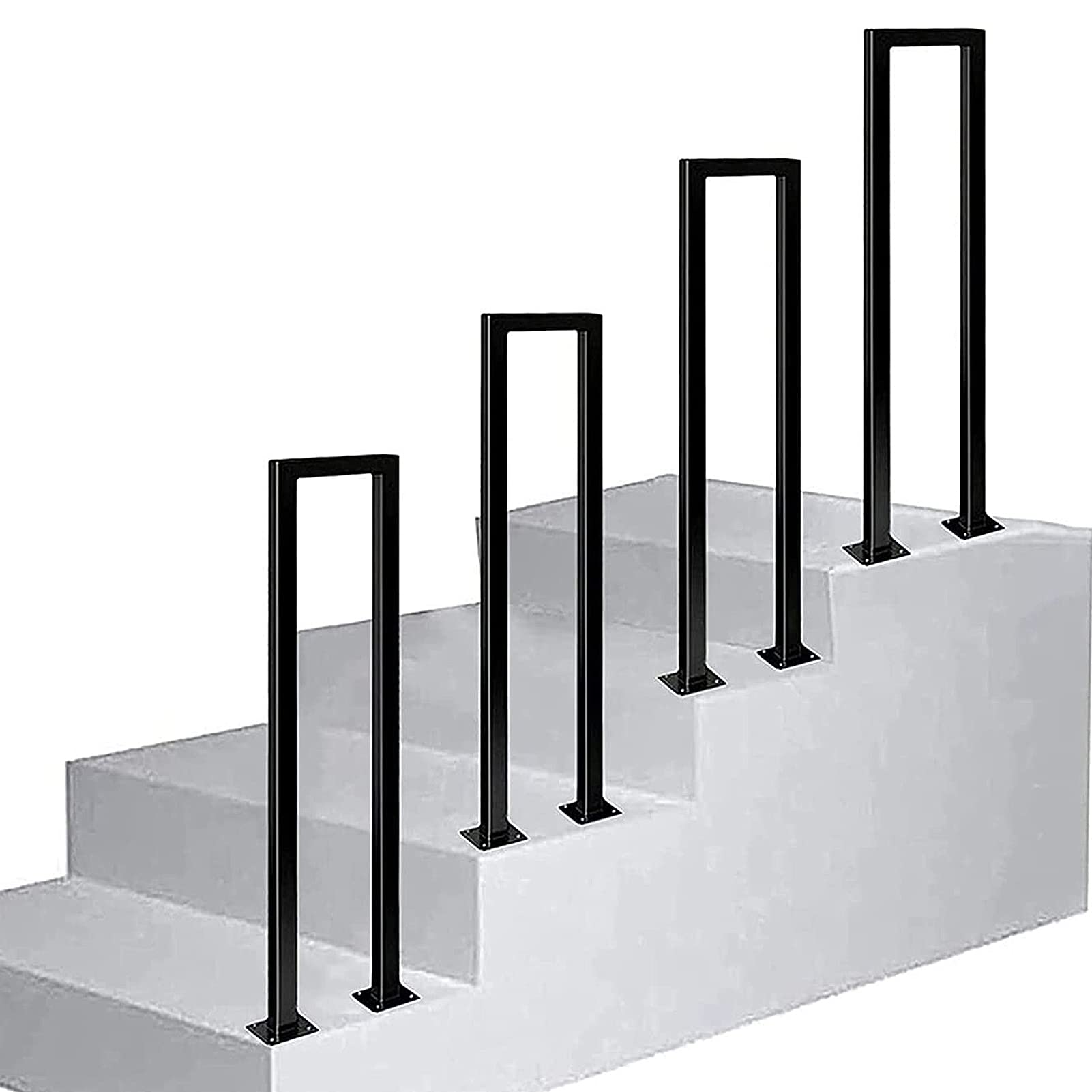Kits main courante d'escalier facile à installer fer 90CM