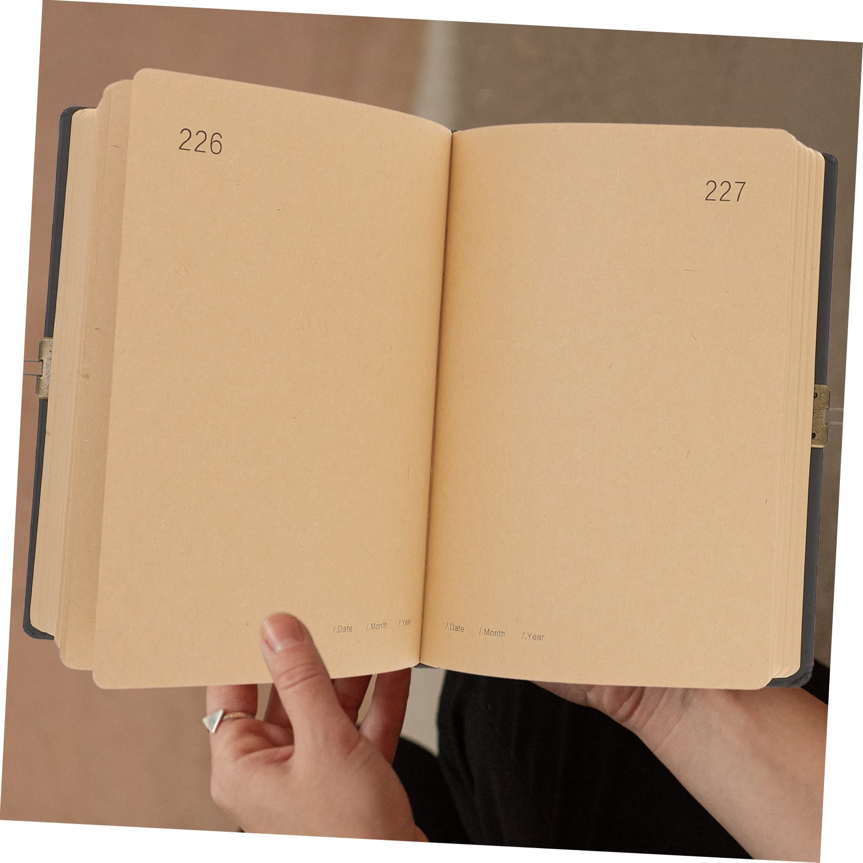 STOBOK Diario Personale con Lucchetto, Quaderno 365 Giorni in Carta, Portatile, per Scuola e Ufficio Stili multipli
