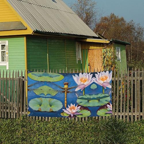 MINDBBDFJ Dragonfly Painting Print Banners And Signs For Outdoor/Indoor,Personalized Banner Customizable Parties Halloween Banner (180x90cm)4