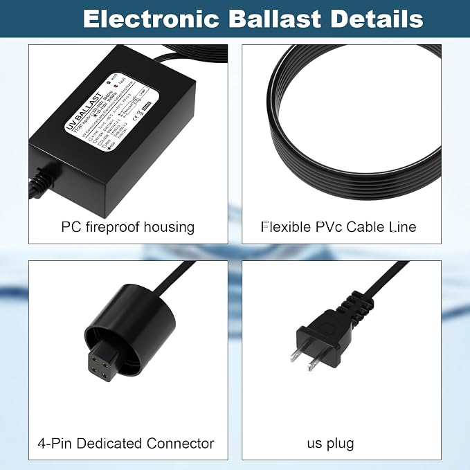 Balasto Electrónico 55W para Esterilizador UV 12GPM miniatura 7