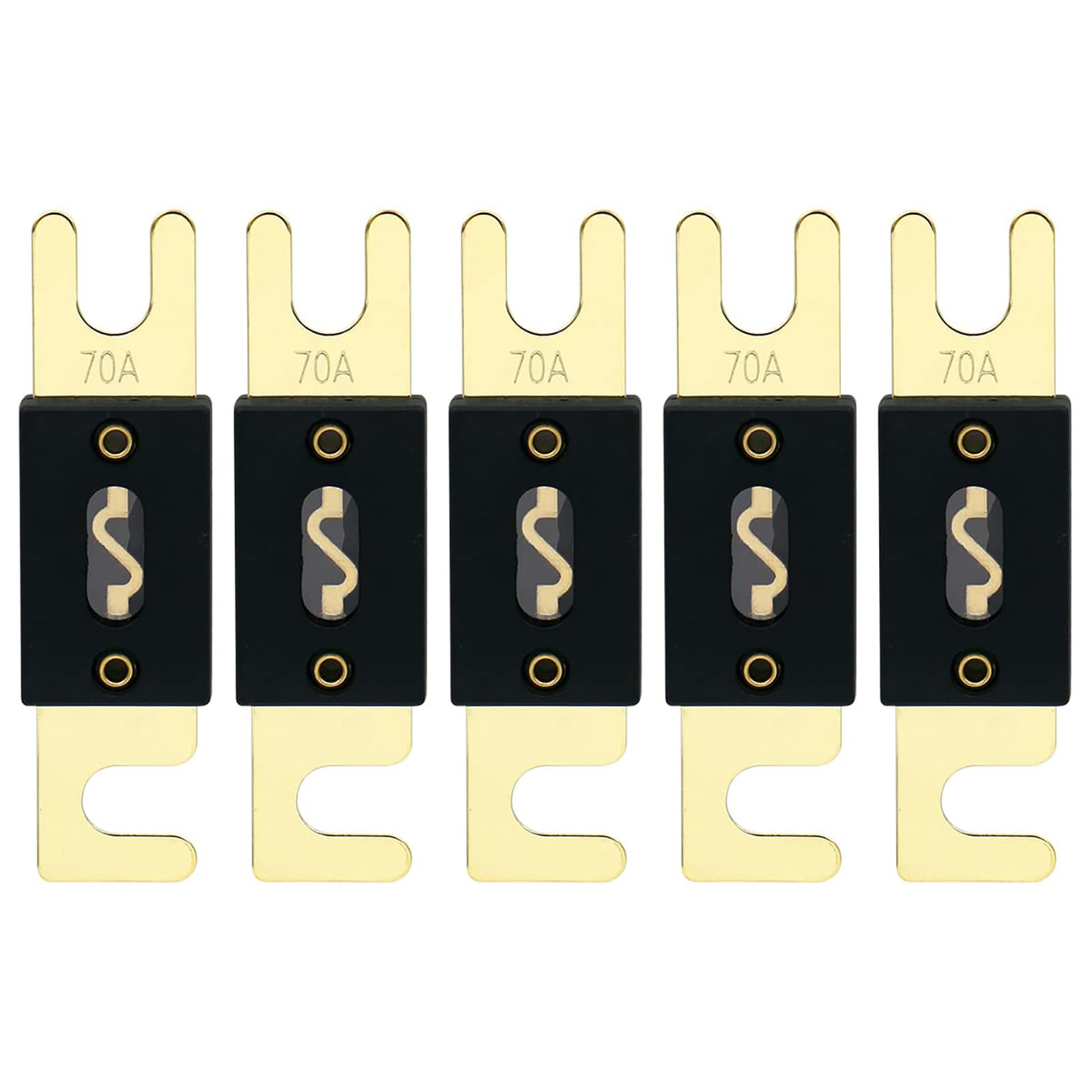 Baomain 3-Pack 40A ANL Fuse Bulk Value Pack with Gold-Plated Terminals for Car Audio, Amplifier, Truck, Boat, RV - 12V/24V Circuit Protection — view 11