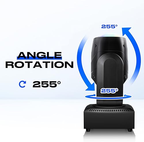 Miniatura 5 de UKing Luz de cabeza móvil de 60 W luces LED RGBW con sonido activado y controlador DMX para bodas fiestas iglesia espectáculo en vivo discoteca