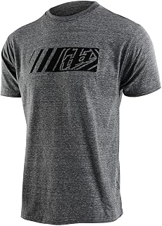 Troy Lee Designs Motorcycle Motocross Dirt Bike Racing T Shirts, SS (ICON Ash Heather, MD)