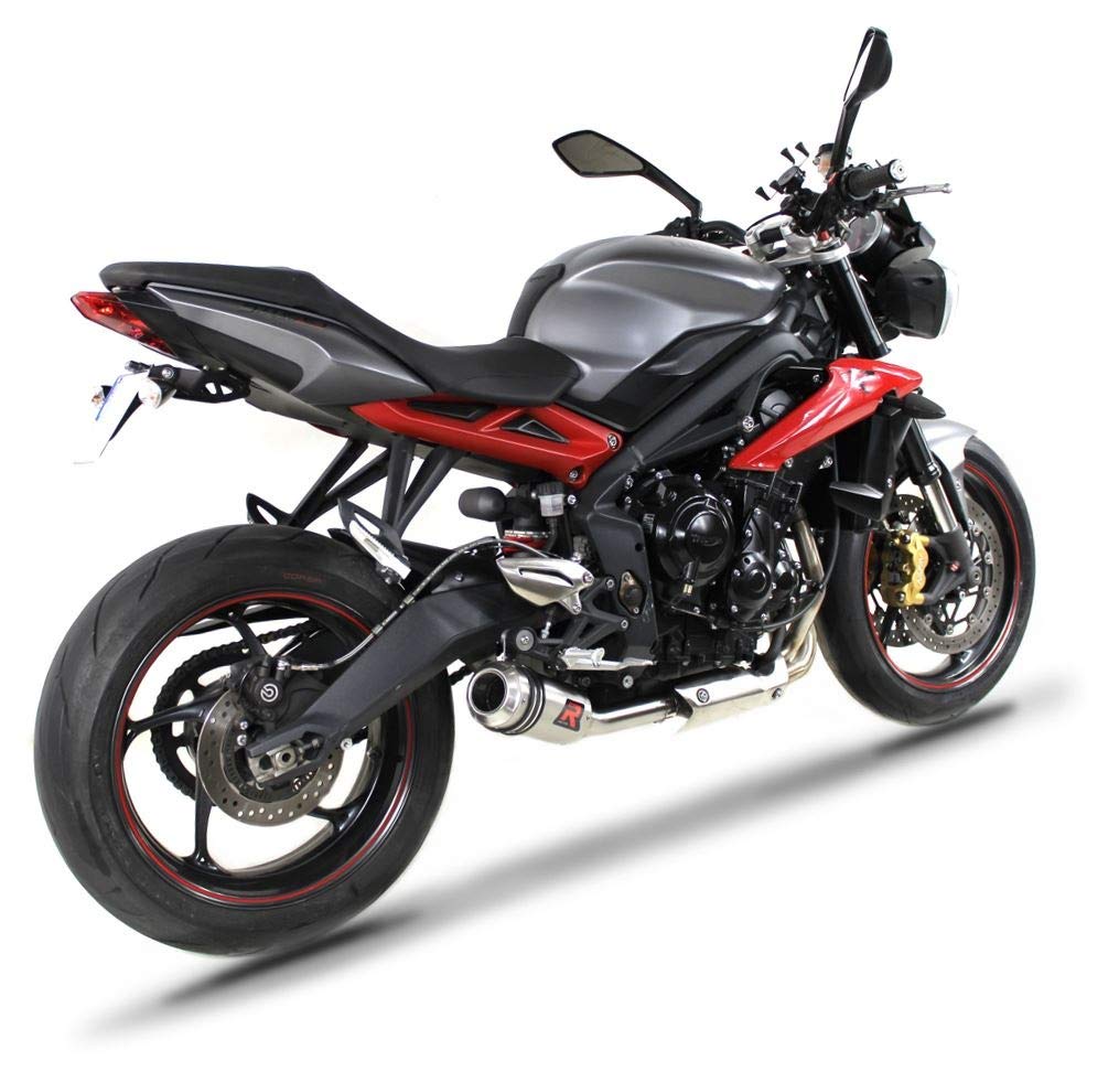 DOMINATOR Silenciador Escape GP compatible con STREET TRIPLE 675 2013-2016