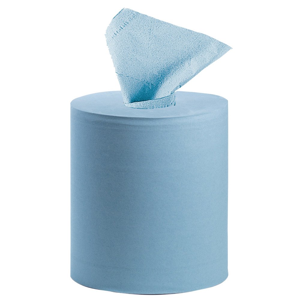 Tork 473391 Reflex Papel de secado Extra/Advanced/ 2 capas/Papel multiuso compatible con el sistema M4 / 6 bobinas x 150,8 m de largo/color azul
