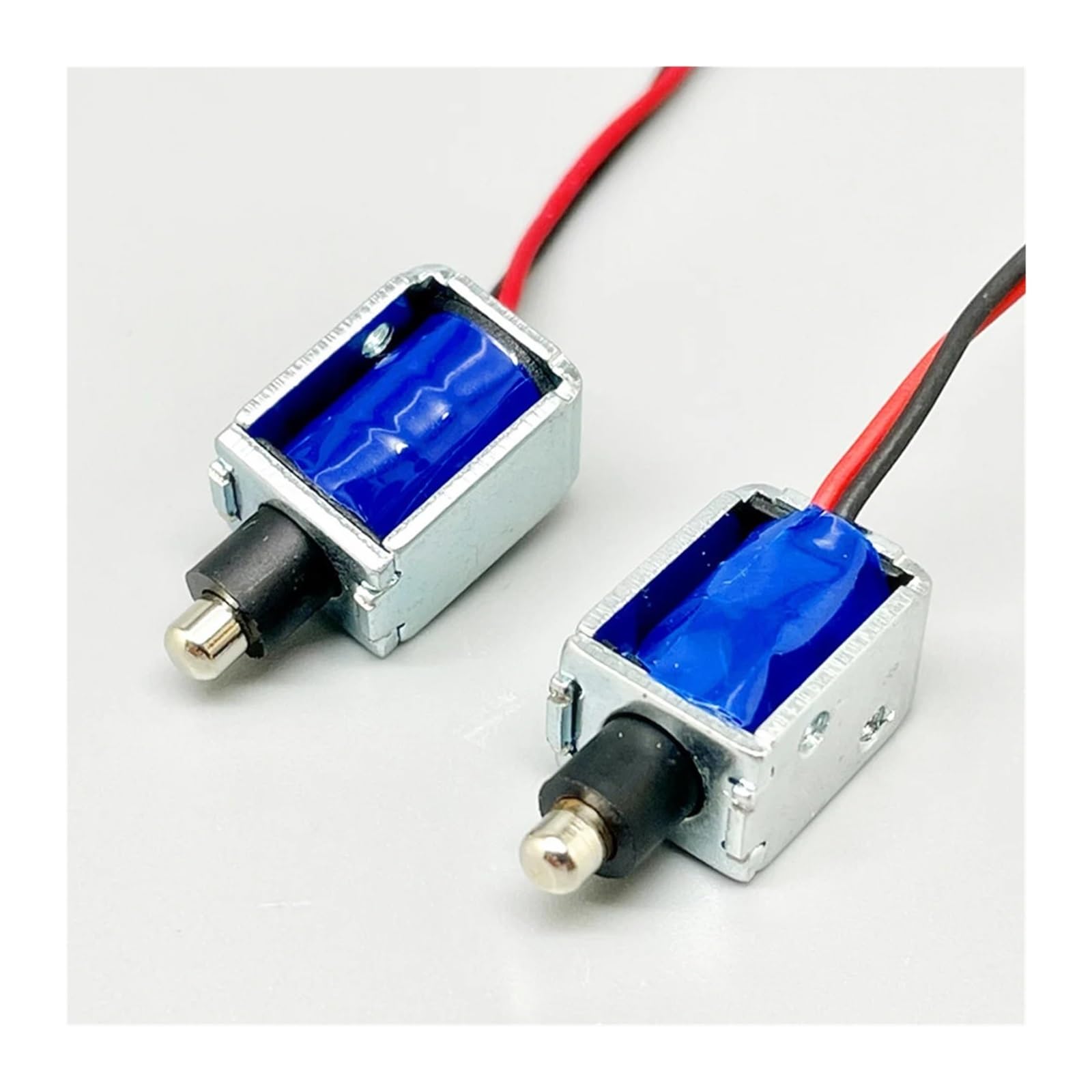 SSQAMACNC 2PC DC 3V 5V 6V Frame Type Push-Pull Electromagnet Solenoid Valve for Electromagnetic Lock