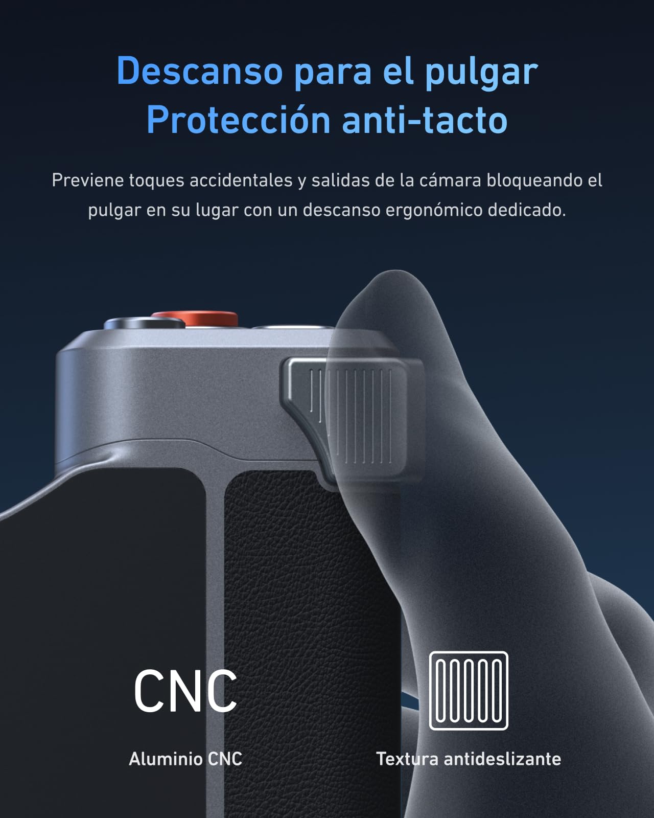 TELESIN Master Grip Kit para iPhone 17 Pro MAX, Kit Estándar de Magnética Agarre, Batería integrada de 3200mAh, Carga inalámbrica, Funda de grafeno para Enfriar el iPhone, Agarre de Estilo DSLR