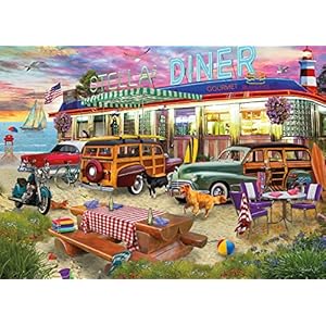 Ceaco – David Maclean – Beach Diner – 1000 Piece Jigsaw Puzzle