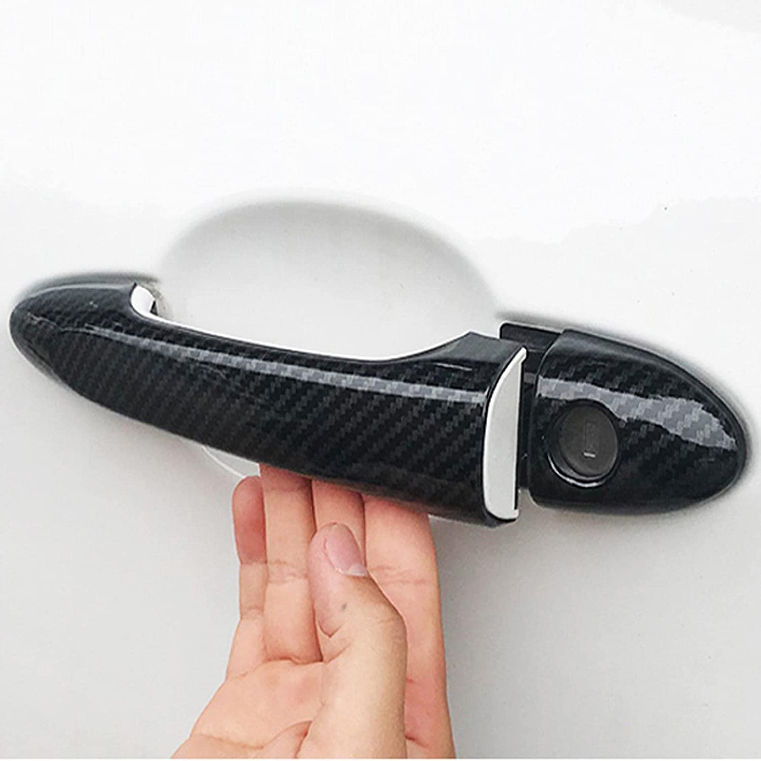 VHEUHZ 2 Copri Maniglia per Porta Trim Compatibile con BMW Mini R60 Countryman 1st Cooper S R50 R52 R53 R55 R56 R57 R58 R59 R61 (Nero Lucido