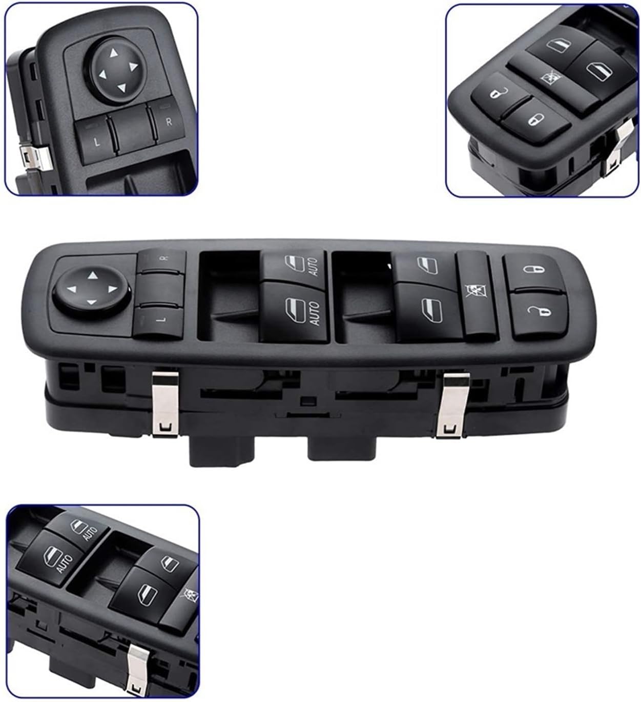 Car Window Switch Control Button,for Chrysler,for Town,for Country,for Dodge,for Grand,for Caravan,for Master Car Window Switch Control Button Console Regulator Button with Door Lock 68110871AA