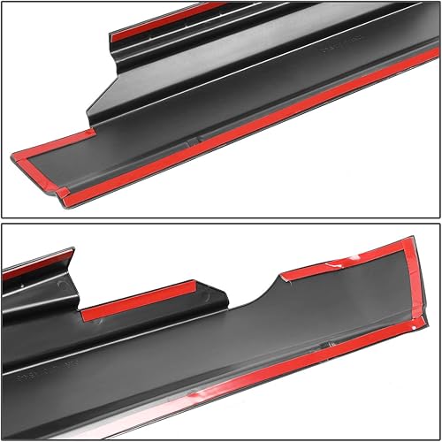 Miniatura 4 de DNA MOTORING Cubiertas de panel basculante compatibles con Ram 150009-20 Ram 2500 3500 Crew Cab Pickup 09-18, repuesto de placa de umbral de