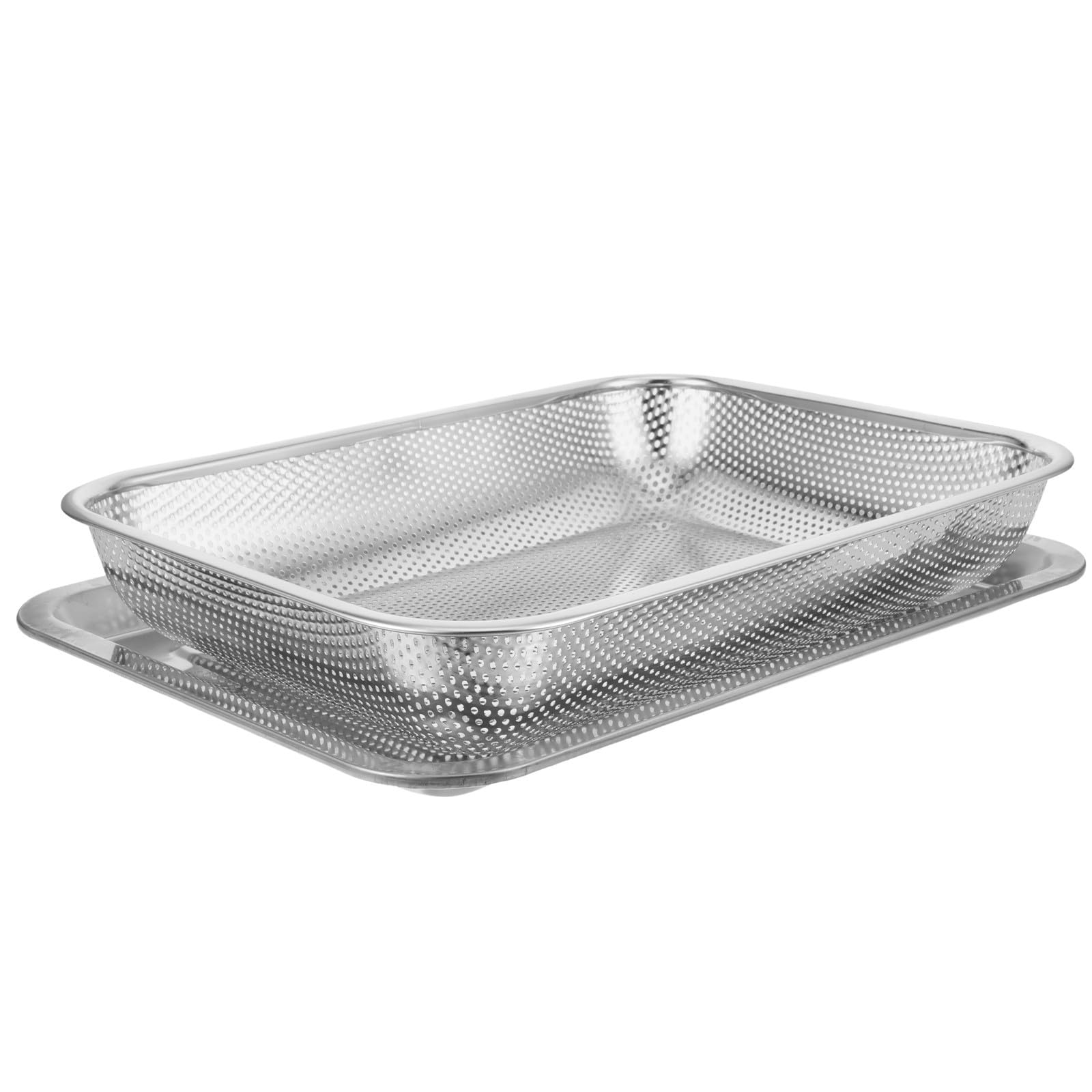 Panier métallique antiadhésif pour friteuse air chaud et cuisine