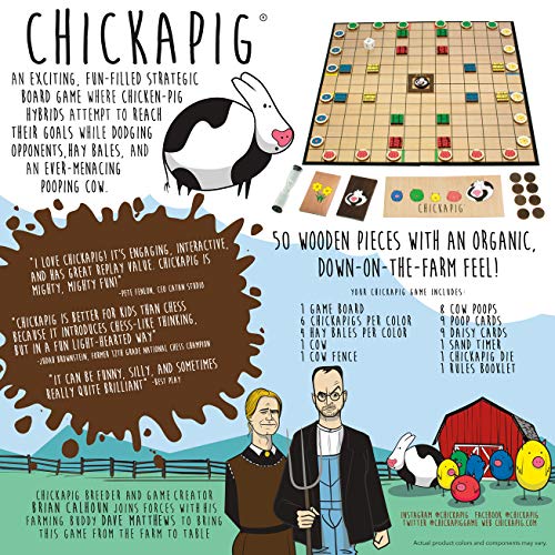 Juego de mesa Chickapig Buffalo Games para 2-4 jugadores miniatura 3