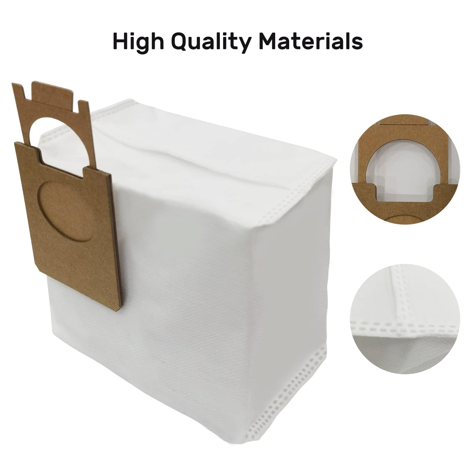 MsDaos Replacement Dust Bags of 3 Pack Compatible with Verefa V60 Pro and V60M Pro, 2L